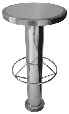 Стілець круглий AQA TI, висота 1000, діаметр 400 мм TI фото